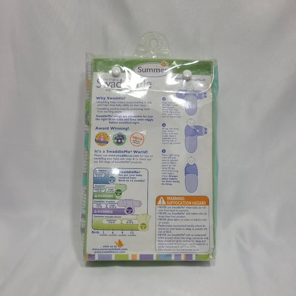 Summer Sweaddle Me Infant Wrap 2 Pack Size L - Picture 3 of 4